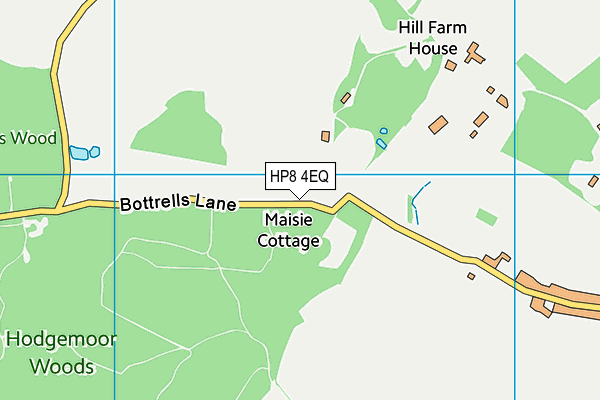 HP8 4EQ map - OS VectorMap District (Ordnance Survey)