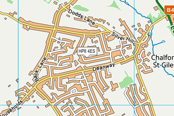 HP8 4ES map - OS VectorMap District (Ordnance Survey)