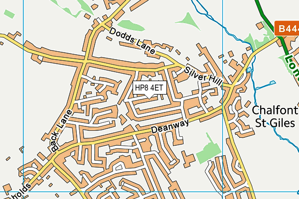HP8 4ET map - OS VectorMap District (Ordnance Survey)