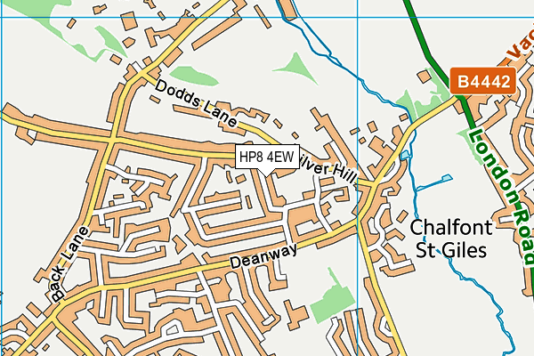 HP8 4EW map - OS VectorMap District (Ordnance Survey)