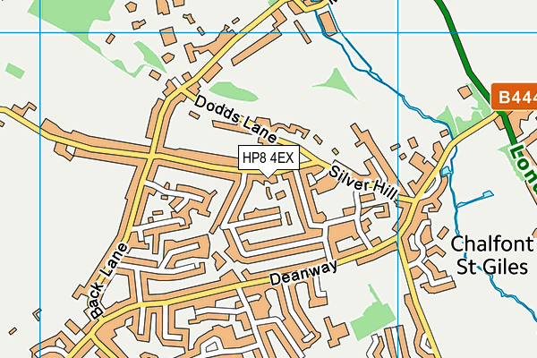 HP8 4EX map - OS VectorMap District (Ordnance Survey)