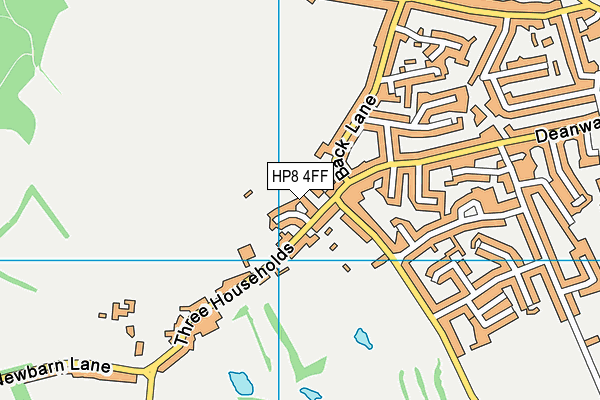 HP8 4FF map - OS VectorMap District (Ordnance Survey)