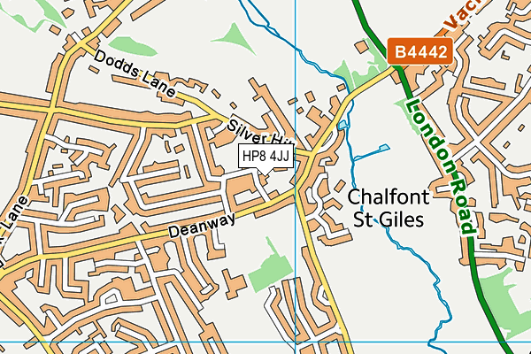 Chalfont St Giles Infant School and Nursery map (HP8 4JJ) - OS VectorMap District (Ordnance Survey)