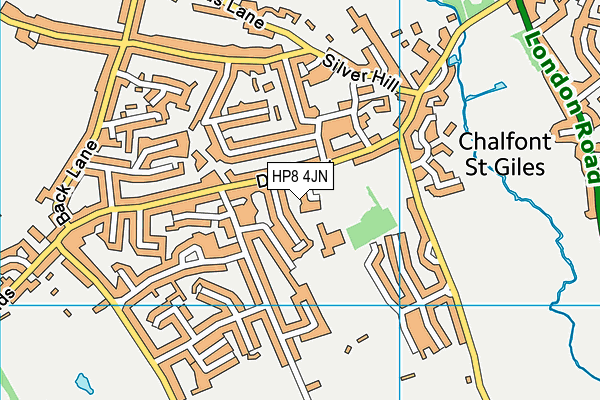 HP8 4JN map - OS VectorMap District (Ordnance Survey)