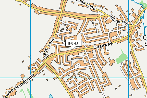HP8 4JT map - OS VectorMap District (Ordnance Survey)