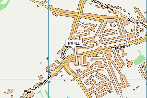 HP8 4LD map - OS VectorMap District (Ordnance Survey)