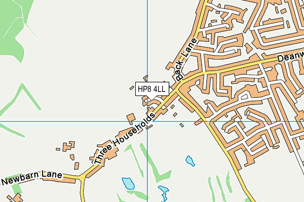 HP8 4LL map - OS VectorMap District (Ordnance Survey)
