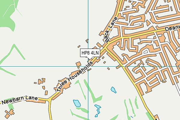 HP8 4LN map - OS VectorMap District (Ordnance Survey)