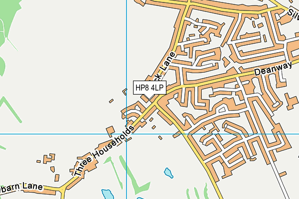 HP8 4LP map - OS VectorMap District (Ordnance Survey)