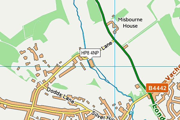 HP8 4NP map - OS VectorMap District (Ordnance Survey)