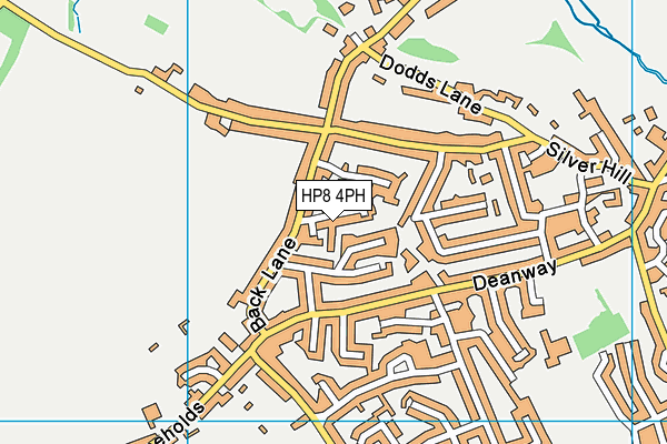 HP8 4PH map - OS VectorMap District (Ordnance Survey)