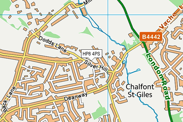 HP8 4PS map - OS VectorMap District (Ordnance Survey)