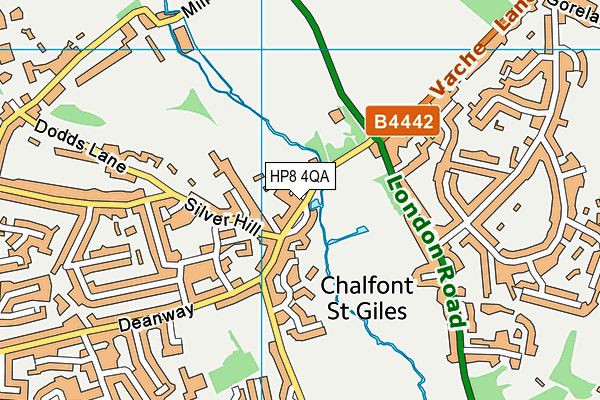 HP8 4QA map - OS VectorMap District (Ordnance Survey)