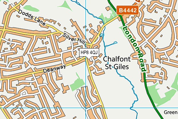 HP8 4QJ map - OS VectorMap District (Ordnance Survey)