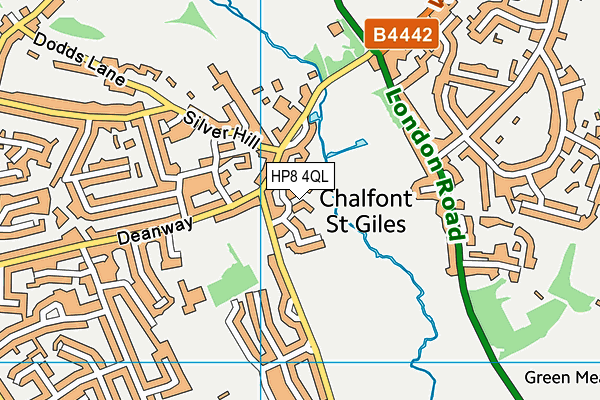 HP8 4QL map - OS VectorMap District (Ordnance Survey)