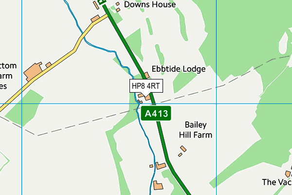 HP8 4RT map - OS VectorMap District (Ordnance Survey)