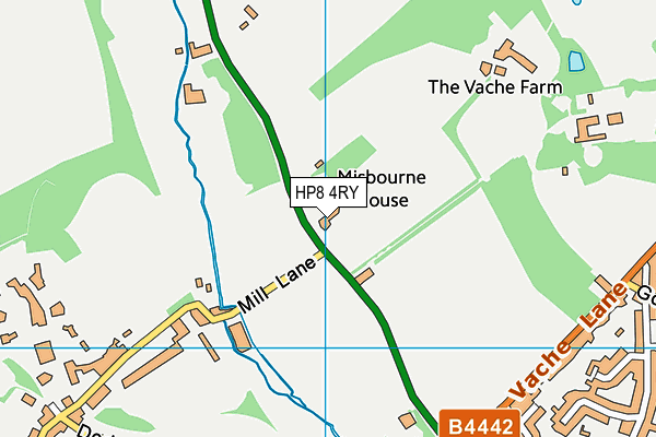 HP8 4RY map - OS VectorMap District (Ordnance Survey)