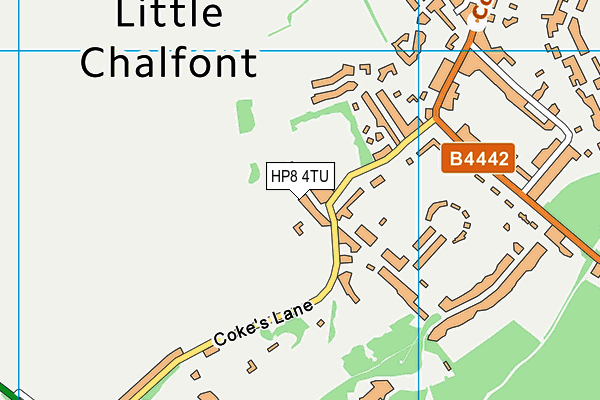 HP8 4TU map - OS VectorMap District (Ordnance Survey)