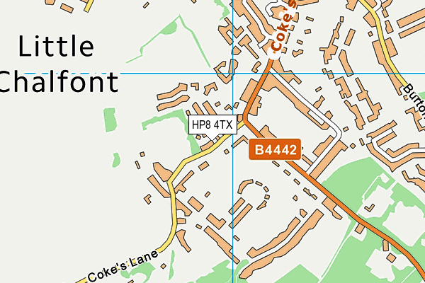 HP8 4TX map - OS VectorMap District (Ordnance Survey)