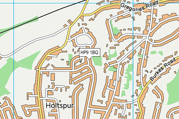 HP9 1BQ map - OS VectorMap District (Ordnance Survey)