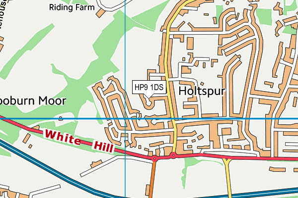 HP9 1DS map - OS VectorMap District (Ordnance Survey)