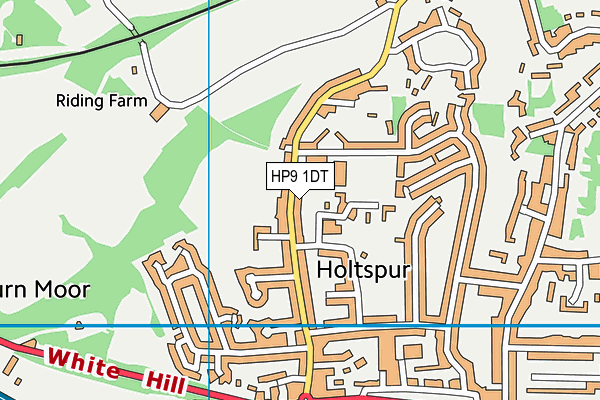 HP9 1DT map - OS VectorMap District (Ordnance Survey)