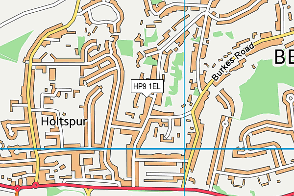HP9 1EL map - OS VectorMap District (Ordnance Survey)