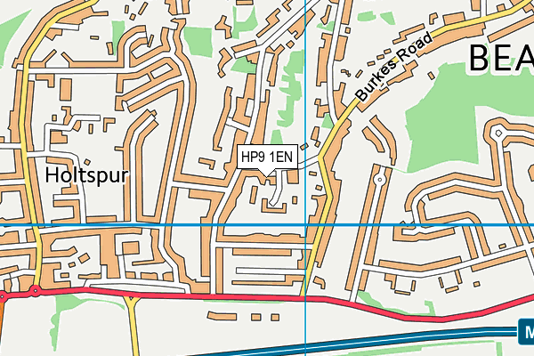 HP9 1EN map - OS VectorMap District (Ordnance Survey)