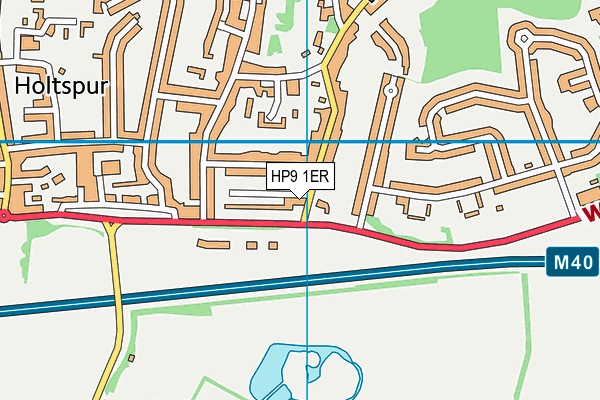 HP9 1ER map - OS VectorMap District (Ordnance Survey)