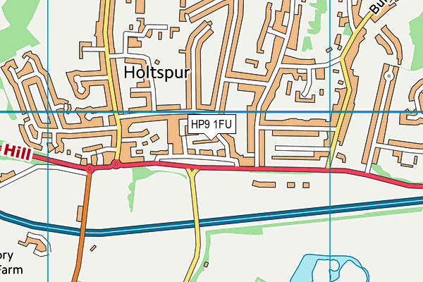 HP9 1FU map - OS VectorMap District (Ordnance Survey)