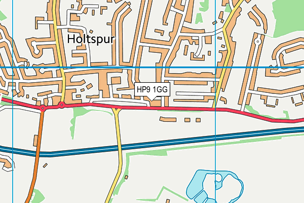 HP9 1GG map - OS VectorMap District (Ordnance Survey)