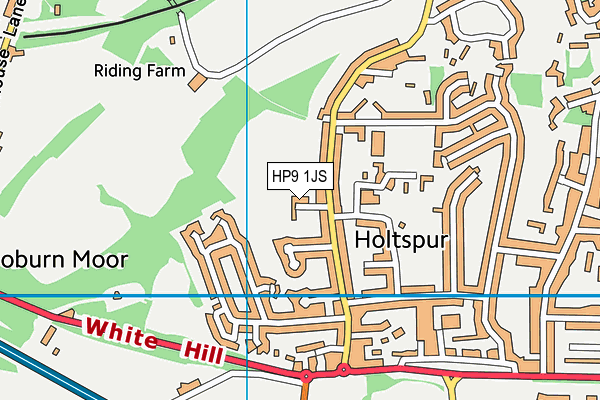 HP9 1JS map - OS VectorMap District (Ordnance Survey)
