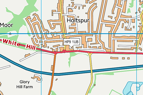 HP9 1UB map - OS VectorMap District (Ordnance Survey)