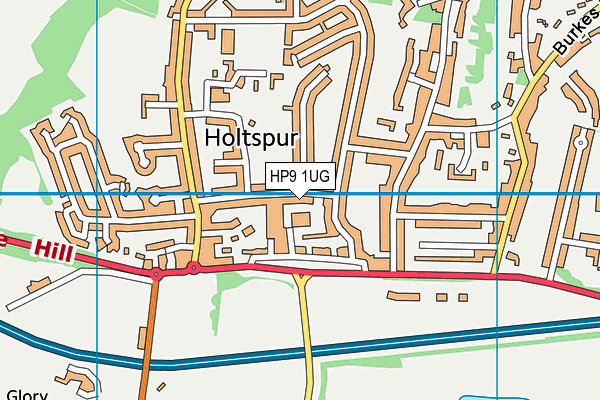 HP9 1UG map - OS VectorMap District (Ordnance Survey)