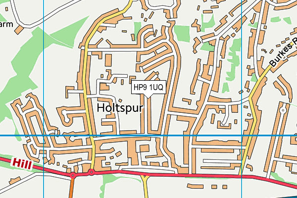 HP9 1UQ map - OS VectorMap District (Ordnance Survey)