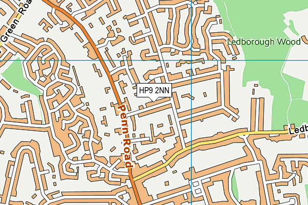 HP9 2NN map - OS VectorMap District (Ordnance Survey)