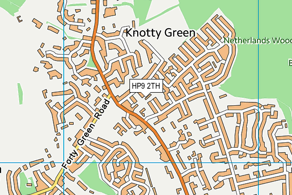 HP9 2TH map - OS VectorMap District (Ordnance Survey)