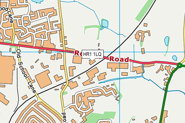 HR1 1LQ map - OS VectorMap District (Ordnance Survey)