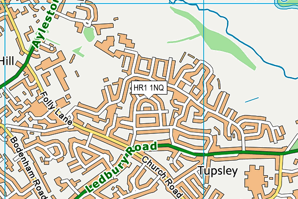 HR1 1NQ map - OS VectorMap District (Ordnance Survey)