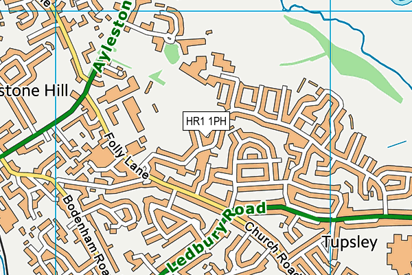 HR1 1PH map - OS VectorMap District (Ordnance Survey)