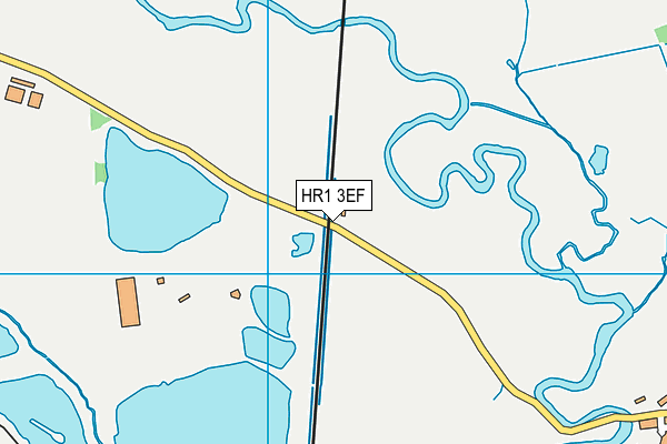 HR1 3EF map - OS VectorMap District (Ordnance Survey)