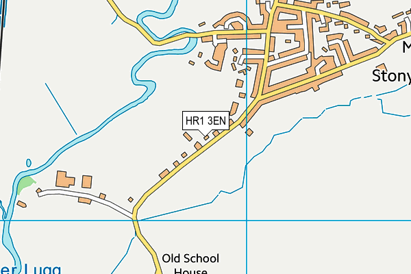 HR1 3EN map - OS VectorMap District (Ordnance Survey)