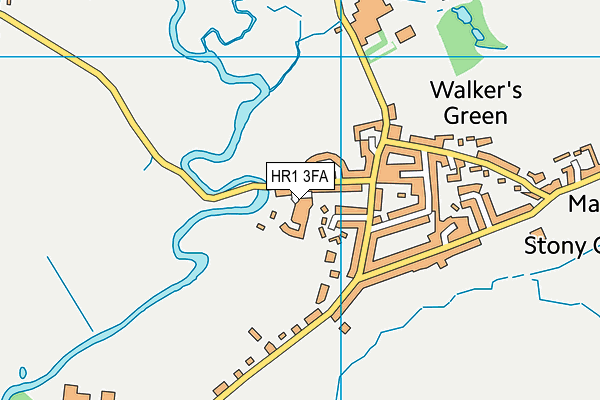 HR1 3FA map - OS VectorMap District (Ordnance Survey)