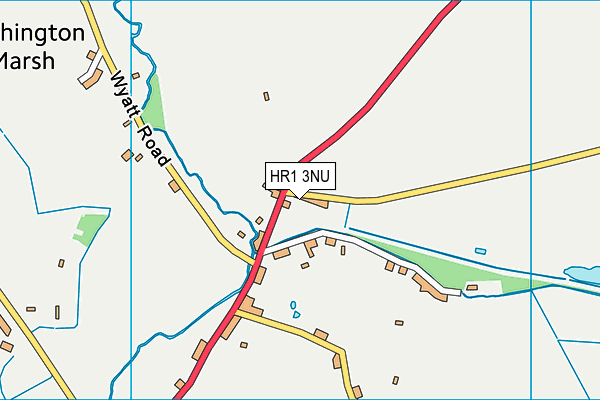 HR1 3NU map - OS VectorMap District (Ordnance Survey)