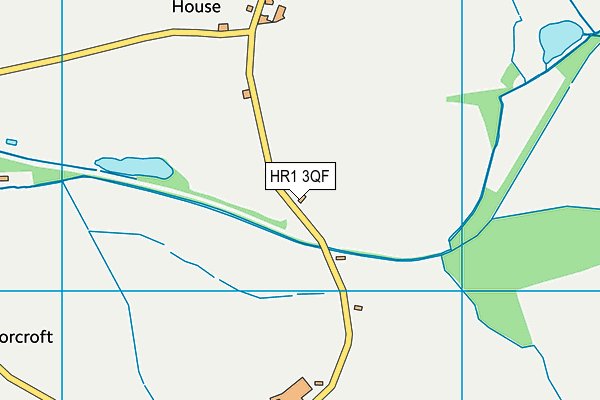 HR1 3QF map - OS VectorMap District (Ordnance Survey)