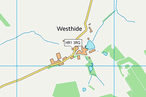 HR1 3RQ map - OS VectorMap District (Ordnance Survey)
