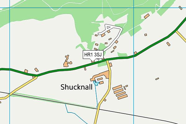 HR1 3SJ map - OS VectorMap District (Ordnance Survey)