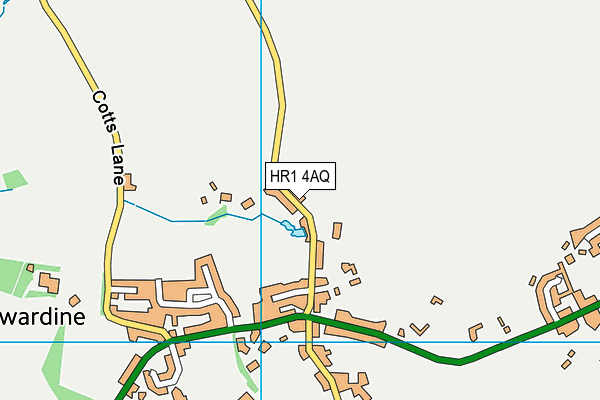 HR1 4AQ map - OS VectorMap District (Ordnance Survey)