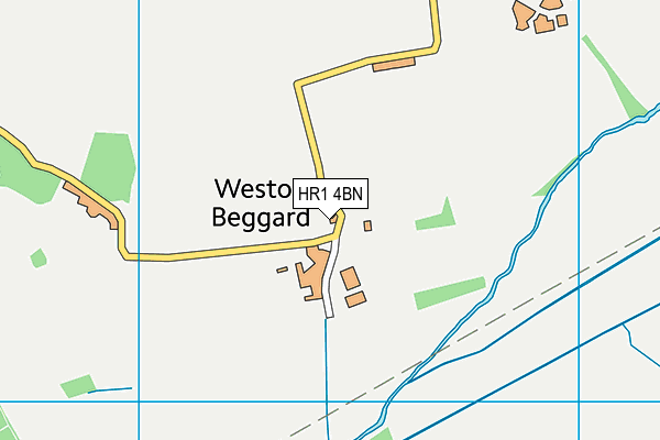 HR1 4BN map - OS VectorMap District (Ordnance Survey)