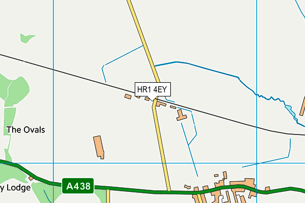 HR1 4EY map - OS VectorMap District (Ordnance Survey)